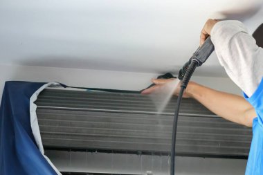 Su püskürtme ile klima temizleme hizmeti