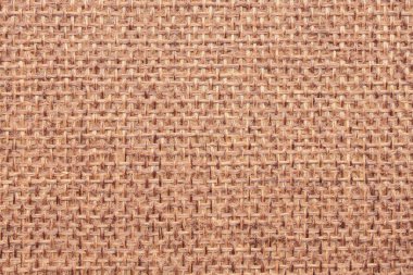 Kahverengi keten kumaş kumaş dokusu arkaplanı