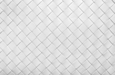 White weave leather texture pattern background