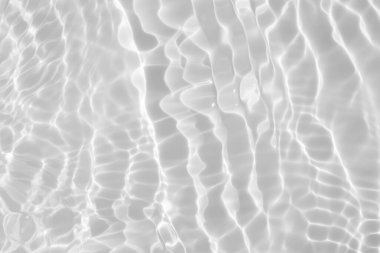 Abstract white transparent water shadow surface texture natural ripple background