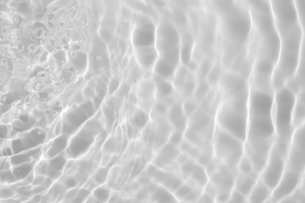Abstract White Transparent Water Shadow Surface Texture Natural Ripple Background — Stock fotografie