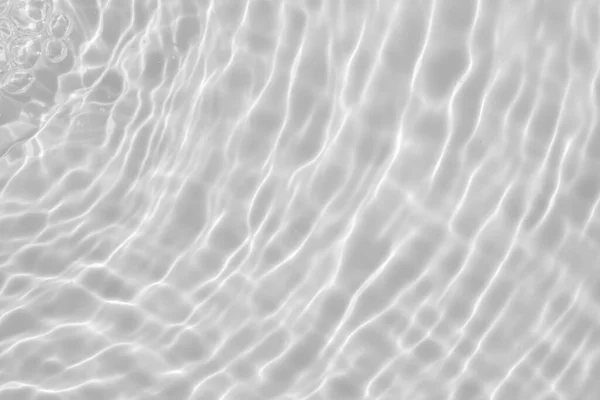 Abstract White Transparent Water Shadow Surface Texture Natural Ripple Background — Foto Stock