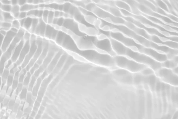 Abstract White Transparent Water Shadow Surface Texture Natural Ripple Background — Stock Photo, Image