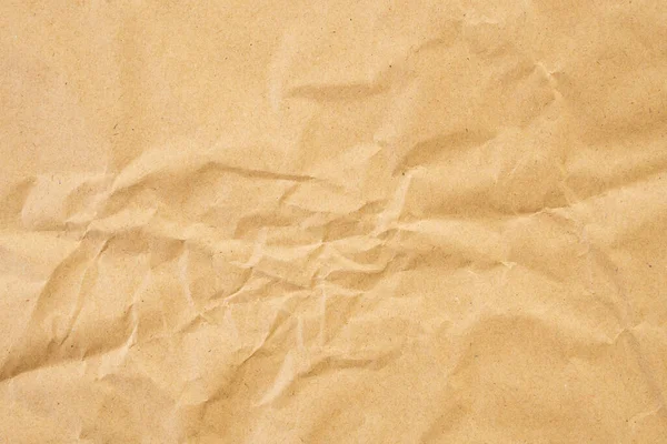 Абстрактный Коричневый Складчатый Складчатый Бумажный Фон — стоковое фото