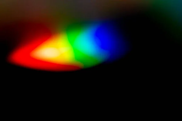 Abstrakt Suddig Flerfärgad Holografisk Regnbåge För Overlay Bakgrund — Stockfoto