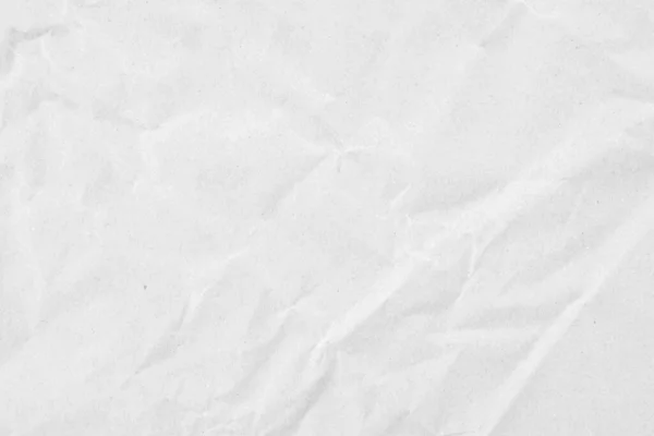 Abstract White Crumpled Creased Recycle Paper Texture Background — Foto de Stock