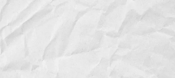 Abstract White Crumpled Creased Recycle Paper Texture Background — Zdjęcie stockowe