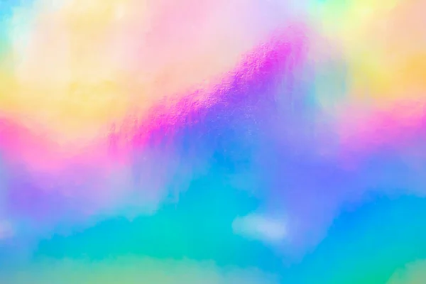 Holographic Rainbow Foil Iridescent Texture Abstract Hologram Background — Stock Photo, Image