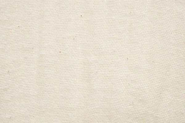 Weiße Handgefertigte Leinen Leinwand Stoff Textur Hintergrund — Stockfoto