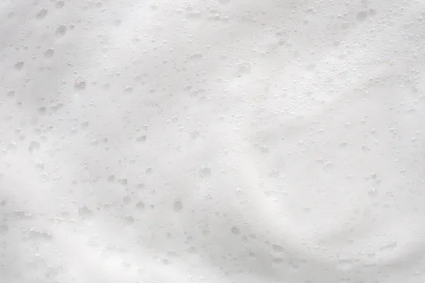 Abstract Witte Zeepschuim Bellen Textuur Achtergrond — Stockfoto