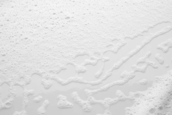 Beyaz Arkaplanda Soyut Beyaz Sabun Köpüğü Dokusu — Stok fotoğraf