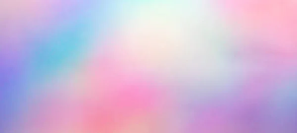 Abstract blur holographic rainbow foil iridescent panoramic background