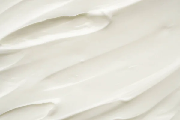 Bílý Krém Krása Péče Pleť Smetana Textura Kosmetický Produkt Pozadí — Stock fotografie