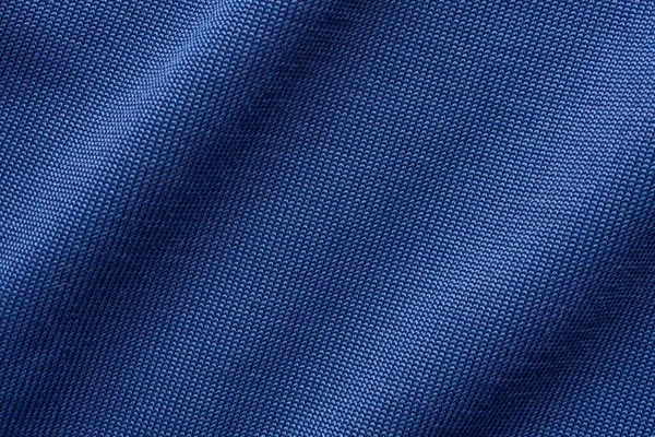 Azul Deportes Ropa Tela Fútbol Camisa Jersey Textura — Foto de Stock