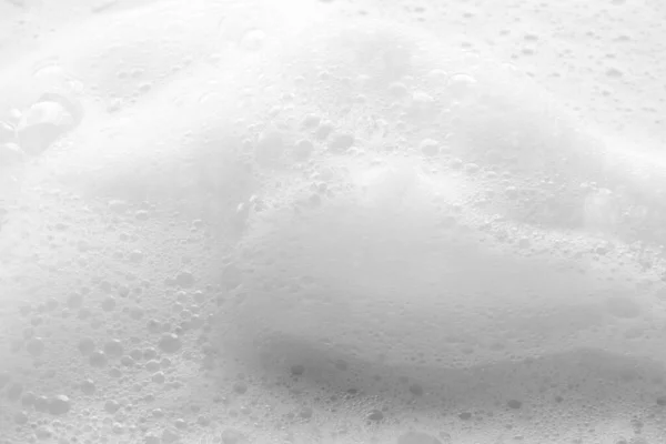 Abstract White Soap Foam Bubbles Texture Background — Stock Photo, Image