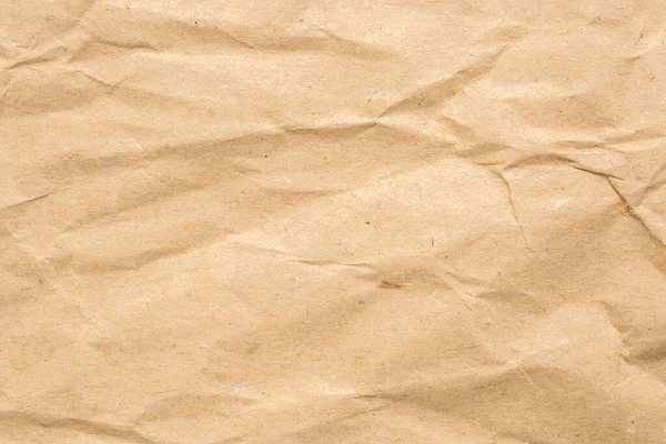 Абстрактный Скомканный Складчатый Фон Переработки Коричневой Бумаги — стоковое фото