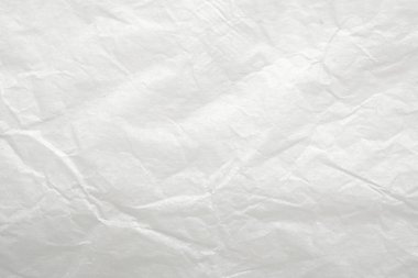 Abstract white crumpled and creased recycle paper texture background