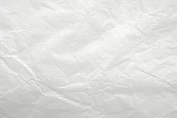 Abstract White Crumpled Creased Recycle Paper Texture Background — 스톡 사진