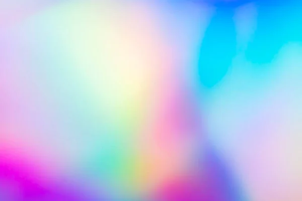 Abstract Wazig Holografische Regenboog Folie Iriserende Achtergrond — Stockfoto