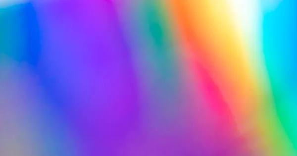 Abstracte Vervaging Holografische Regenboog Folie Iriserende Panoramische Achtergrond — Stockfoto
