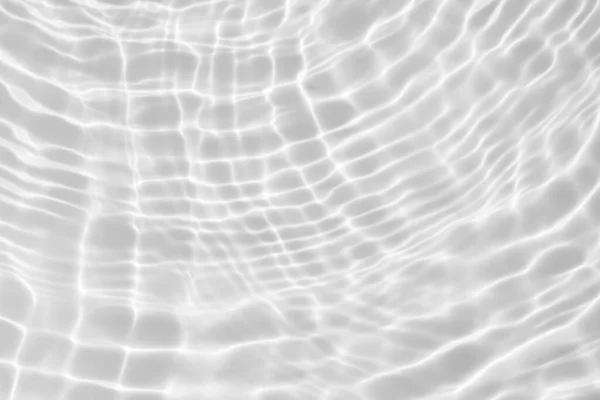 Abstract White Transparent Water Shadow Surface Texture Natural Ripple Background — Stock Photo, Image