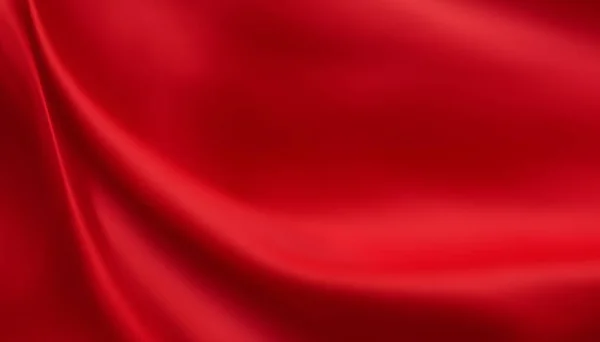 Kain Merah Abstrak Dengan Latar Belakang Tekstur Gelombang Lunak — Stok Foto