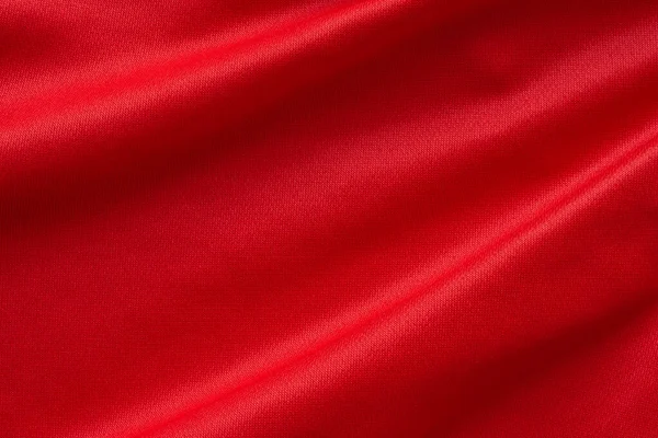 Vermelho Esportes Roupas Tecido Futebol Camisa Jersey Textura Fundo — Fotografia de Stock