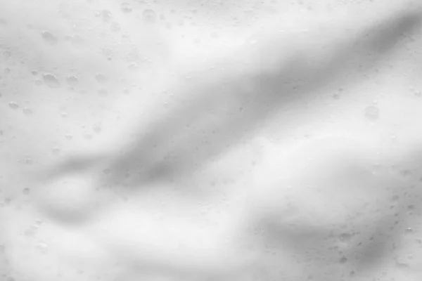 Absztrakt Fehér Szappan Hab Buborékok Textúra Háttér — Stock Fotó