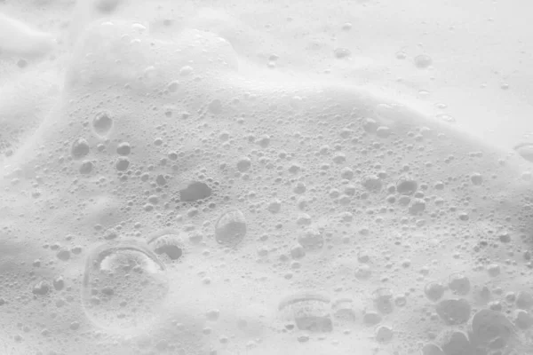 Abstract White Soap Foam Bubbles Texture Background — Stock Photo, Image