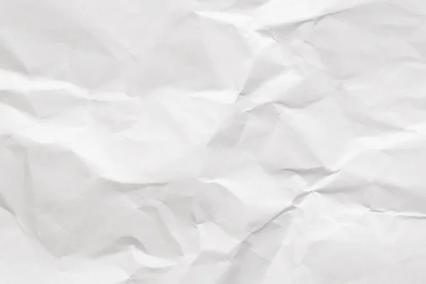 Abstract White Crumpled Creased Recycle Paper Texture Background — Stock Fotó