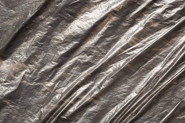 Nero Sacchetto Plastica Texture Sfondo — Foto Stock