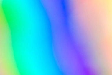 Soyut bulanık holografik gökkuşağı folyo yanardöner arka plan