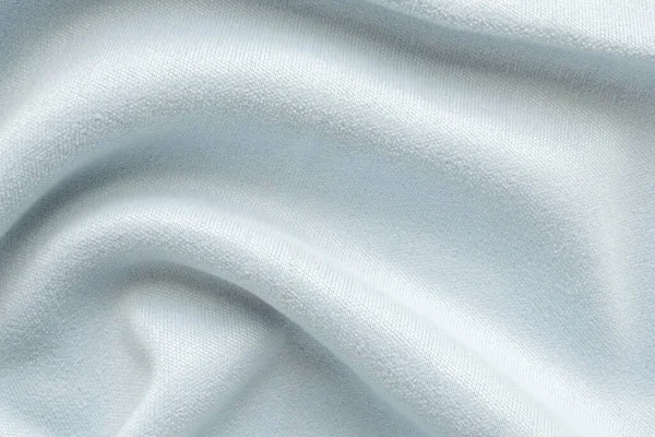 Abstract Blue Fabric Texture Soft Wave Background — Stock Photo, Image