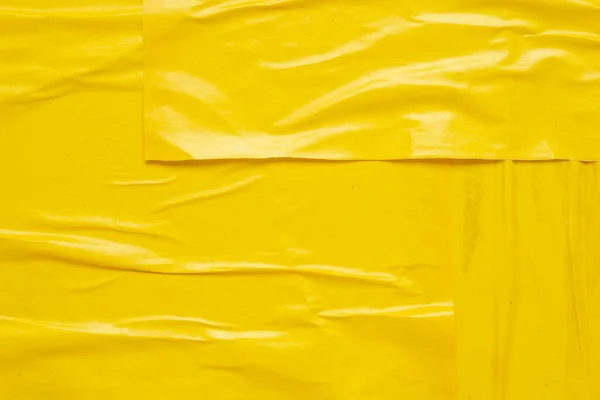 Blanco Amarillo Arrugado Arrugado Papel Cartel Textura Fondo — Foto de Stock