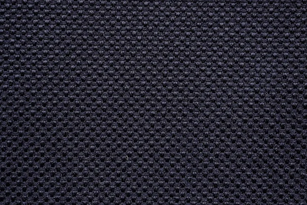Černá Tkanina Textura Vzor Pozadí — Stock fotografie