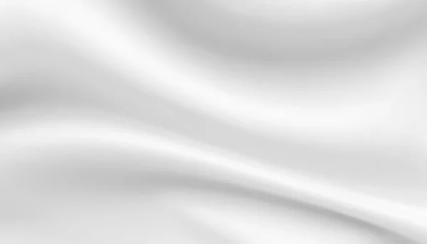 软波纹背景的白色织物纹理 — 图库照片