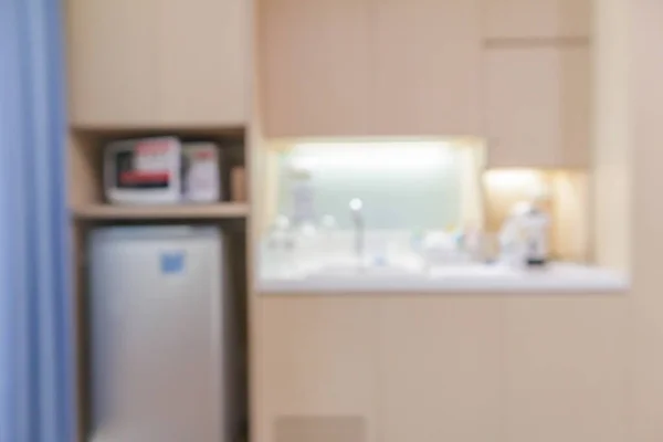 Modern Kitchen Counter Interior Abstract Blur Background — Stok Foto