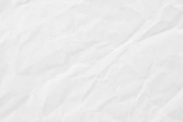 Abstract White Crumpled Creased Recycle Paper Texture Background — Stockfoto
