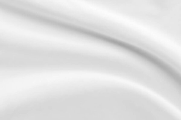 Abstract white fabric texture with soft wave background