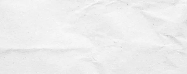 Abstract White Crumpled Creased Recycle Paper Texture Background — Stockfoto
