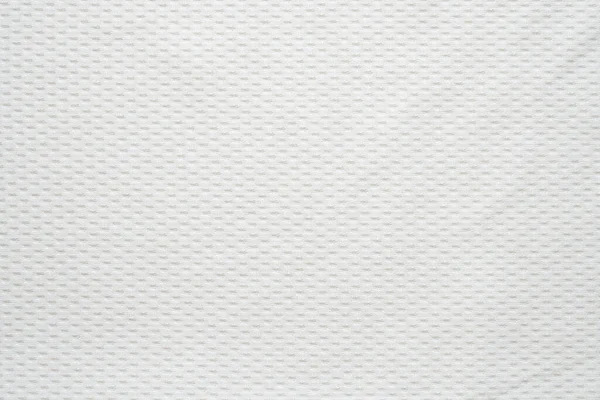 Άσπρα Αθλητικά Ρούχα Ύφασμα Ποδόσφαιρο Πουκάμισο Φανέλα Υφή Φόντο — Φωτογραφία Αρχείου