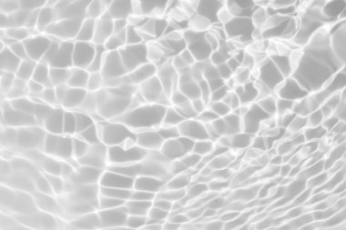 Abstract white transparent water shadow surface texture natural ripple background