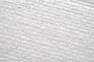 Beyaz polistiren köpük dokusu arkaplanı