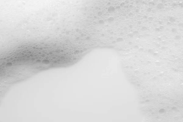 Абстрактна Текстура Білих Мильних Бульбашок Білому Тлі — стокове фото