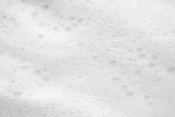 Abstrakt Vit Tvål Skum Bubblor Konsistens Bakgrund — Stockfoto