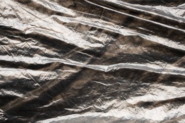 Siyah plastik torba doku arka plan