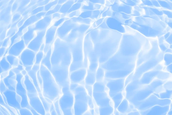 Abstrato Transparente Água Sombra Superfície Textura Natural Ondulação Fundo Azul — Fotografia de Stock