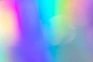 Soyut bulanık holografik gökkuşağı folyo yanardöner arka plan