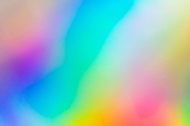 Soyut bulanık holografik gökkuşağı folyo yanardöner arka plan