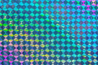 Holografik gökkuşağı folyo yanardöner doku soyut hologram arkaplan